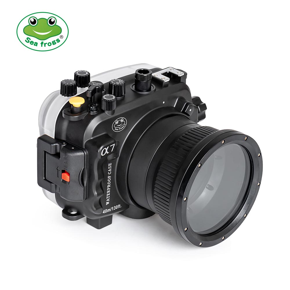 Sea Frogs 40M/130FT Underwater Camera Housing For Sony A7 With Standard Port (28-70mm)