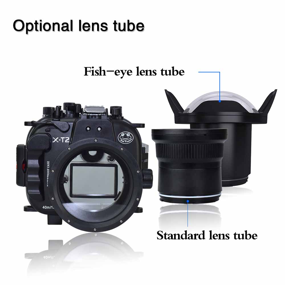 Sea Frogs Fujifilm X-T2 40M/130FT Underwater camera housing (16-50mm/18-55mm)