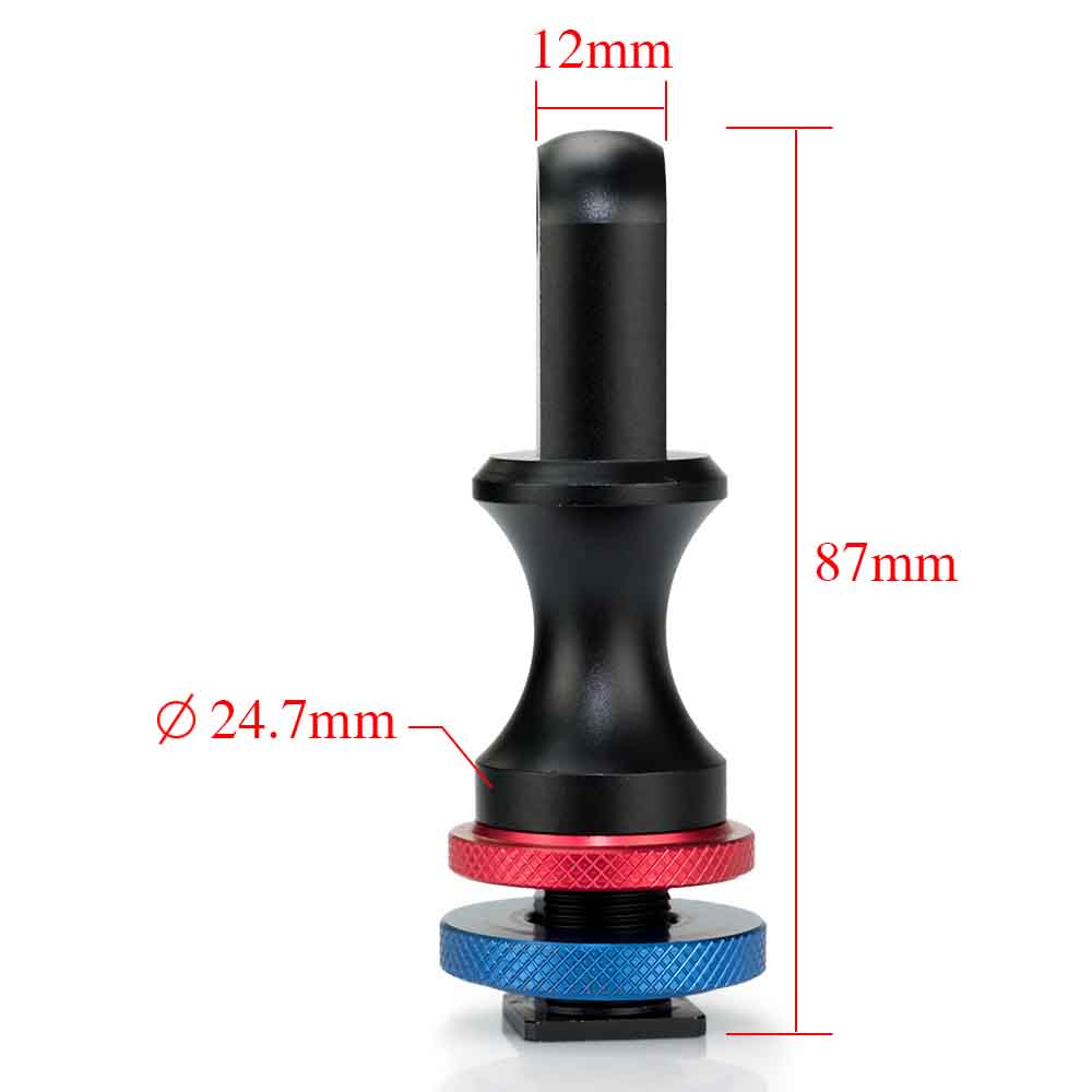 3.3"/8.3cm Cold Shoe - YS Head Adapter