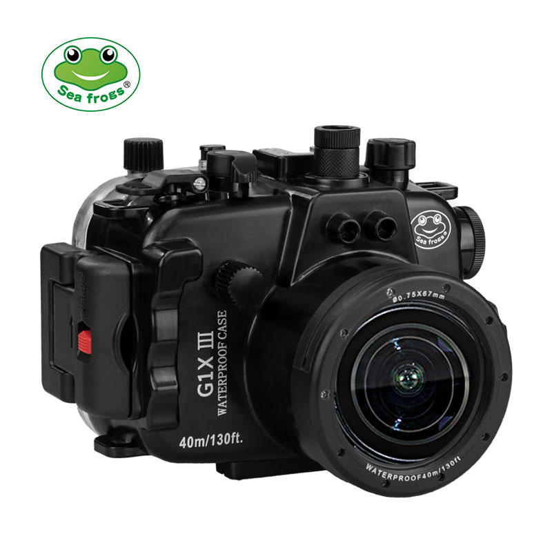 Canon G1X III 40m/130ft Sea Frogs Underwater Camera Housing