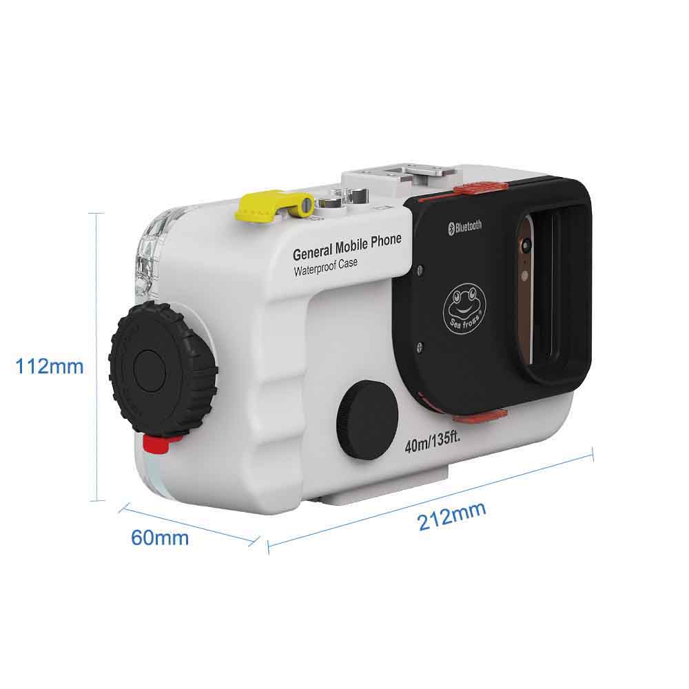 bluetooth 40M/130FT scuba diving general mobile housing for andriod and iphone