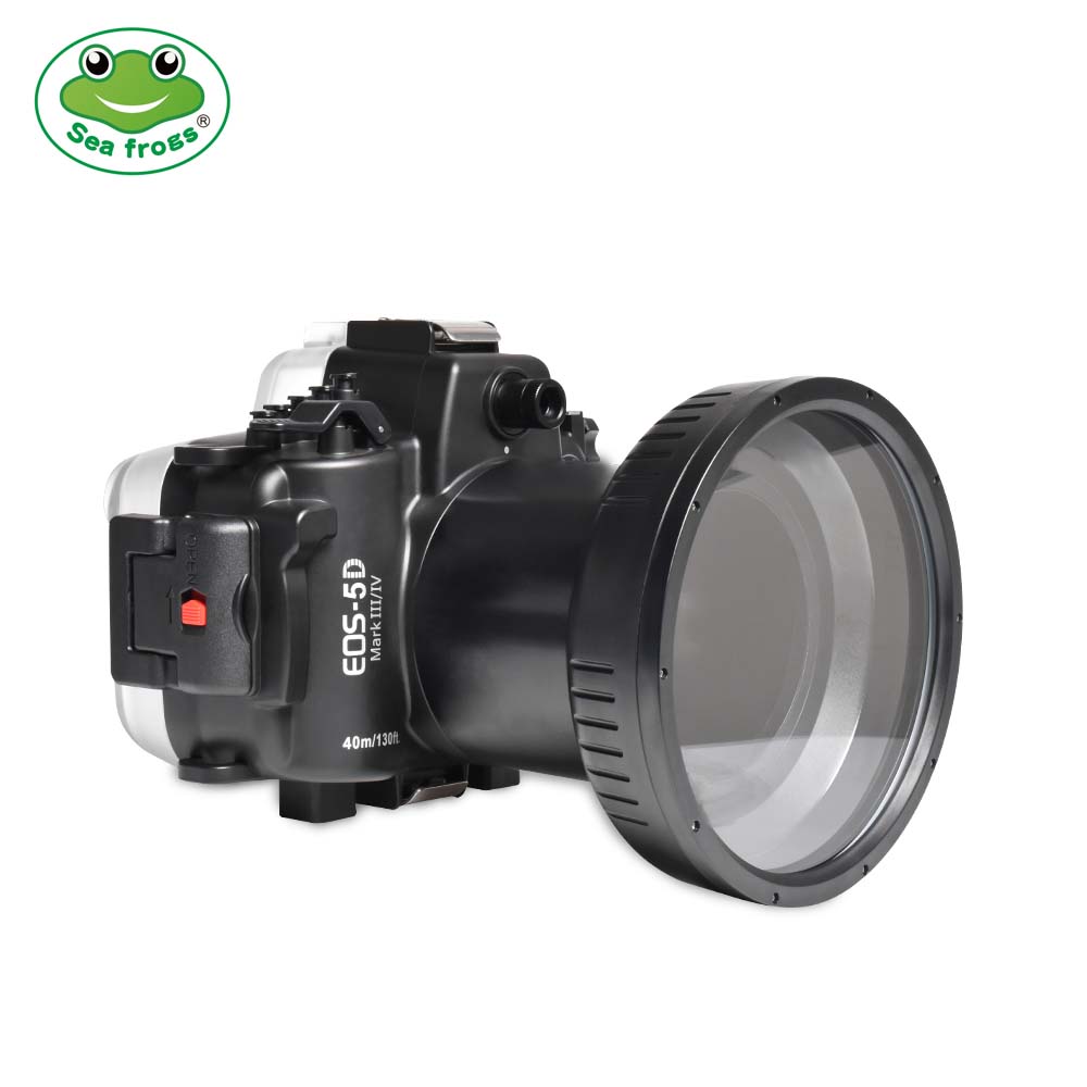 Sea Frogs 40m/130ft Underwater Camera Housing  For Canon EOS 5D Mark III IV (100mm)
