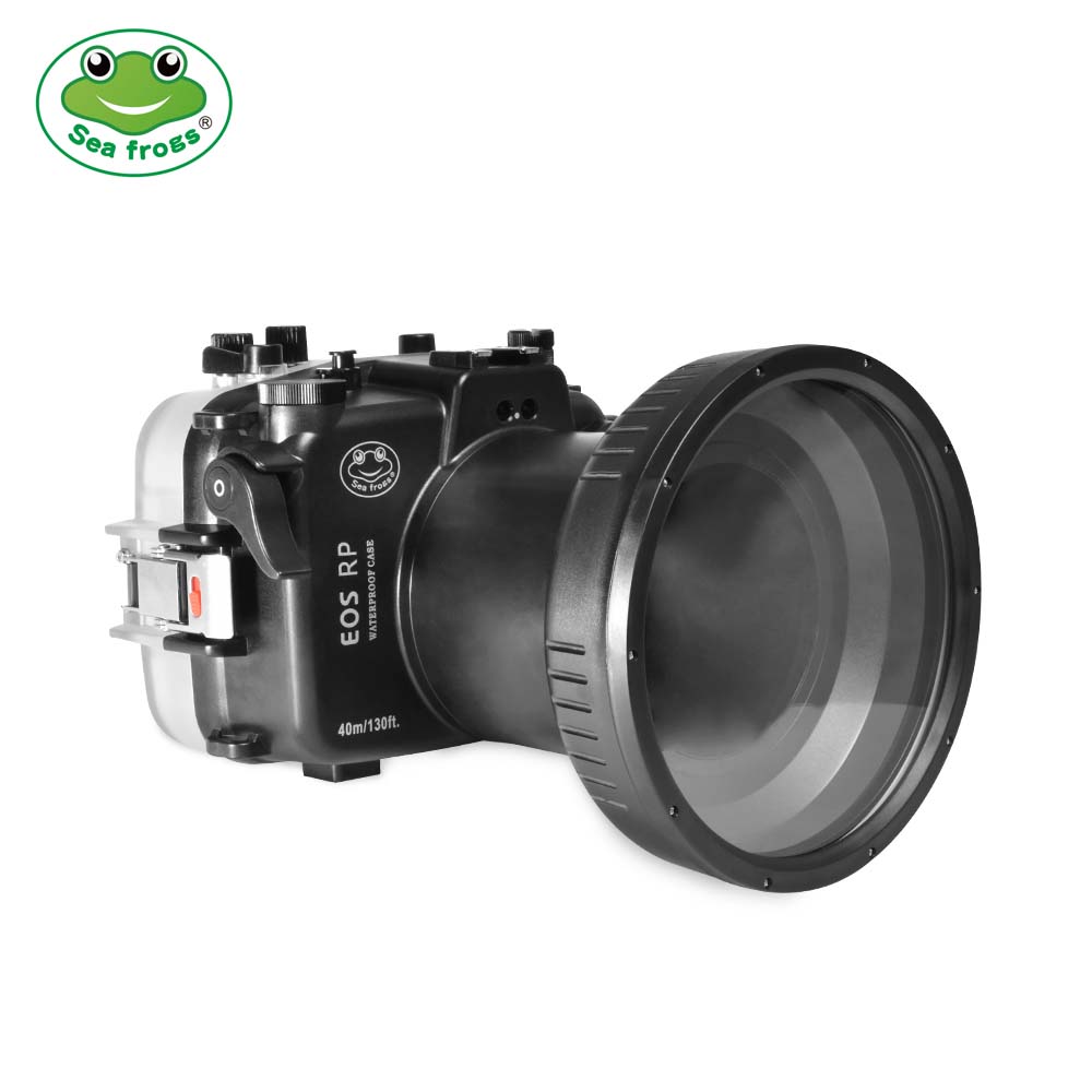 Sea Frogs 40m/130ft Underwater Camera Housing With Flat Port For Canon EOS RP