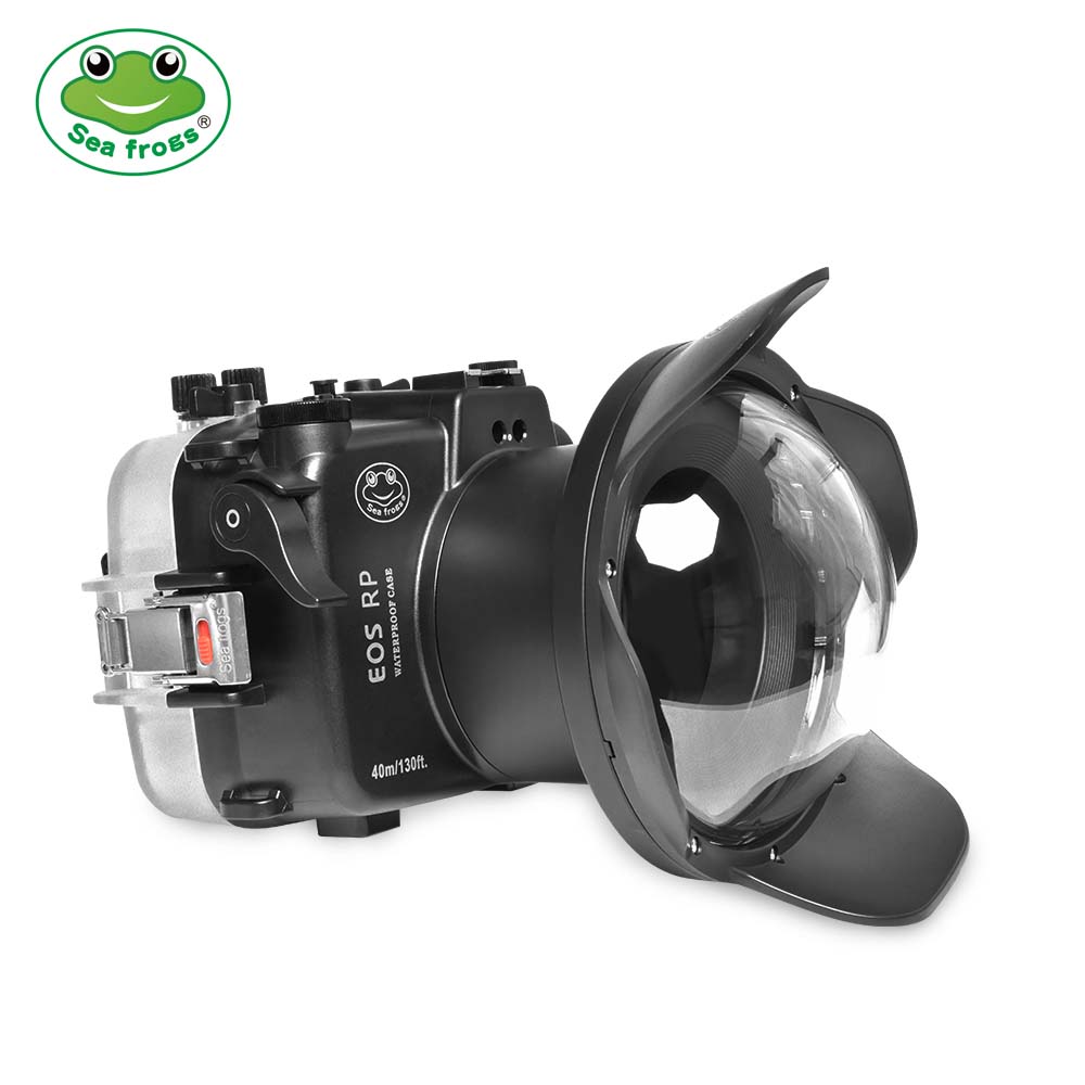 Sea Frogs 40m/130ft Underwater Camera Housing With Dome Port For Canon EOS RP