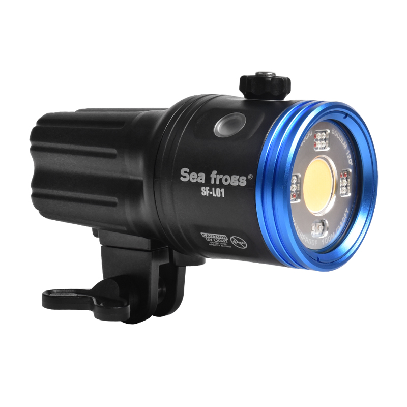 New Arrival Seafrogs SF-L01 5000lm Diving Torch With Panel Glass