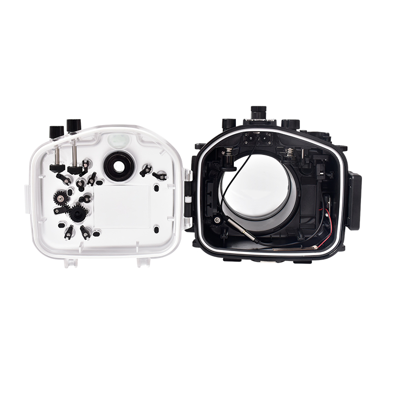 Sea Frogs 40M/130FT Underwater Camera Housing For Sony A1 With Long Port (90mm)