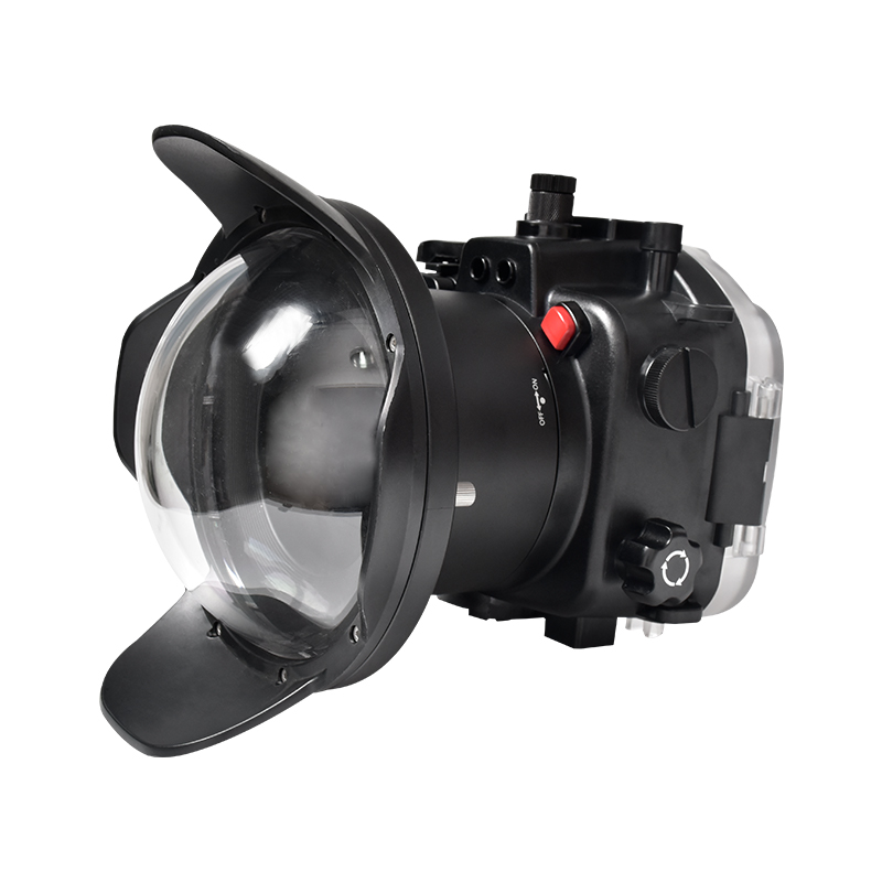 Sea Frogs 40M/130FT Underwater Camera Housing For Sony A1 With Standard Dome Port (16-35mm)