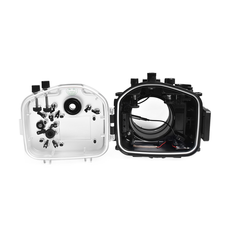 Sea Frogs 40M/130FT Diving Case For Sony A9 II With Standard Flat Port (28-70mm) Black