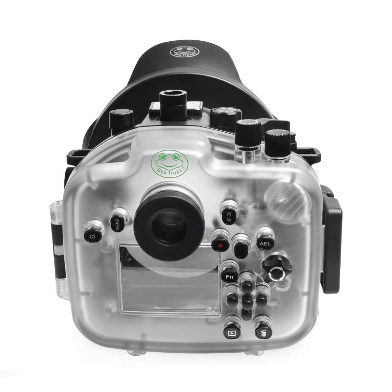 Sea Frogs 40M/130FT Diving Case For Sony A9 II With Long Dome Port WA005-A(24-70mm) Black