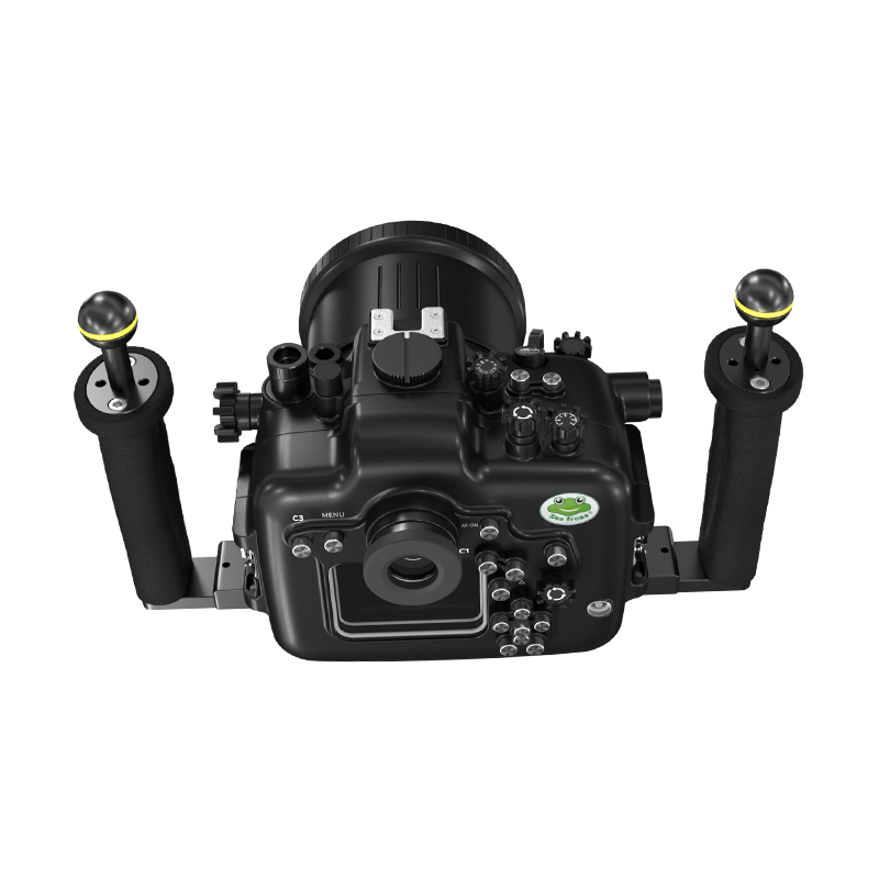 100M/325FT Aluminum Alloy Underwater Camera Housing For Sony A7S III With Standard Port (28-70mm)
