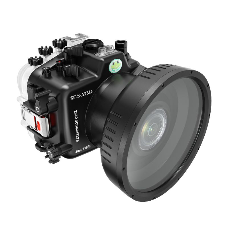 Sea Frogs 40M/130FT Underwater Camera Housing For Sony Alpha 7 IV  (ILCE-7M4 /α7 IV) With Standard Port (FL1545)