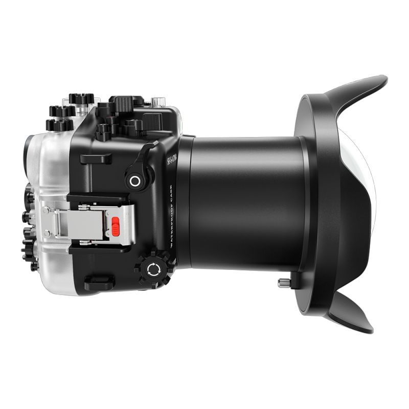 Sea Frogs 40M/130FT Underwater Camera Housing For Sony Alpha 7 IV  (ILCE-7M4 /α7 IV) With Dome Port (WA005-A)