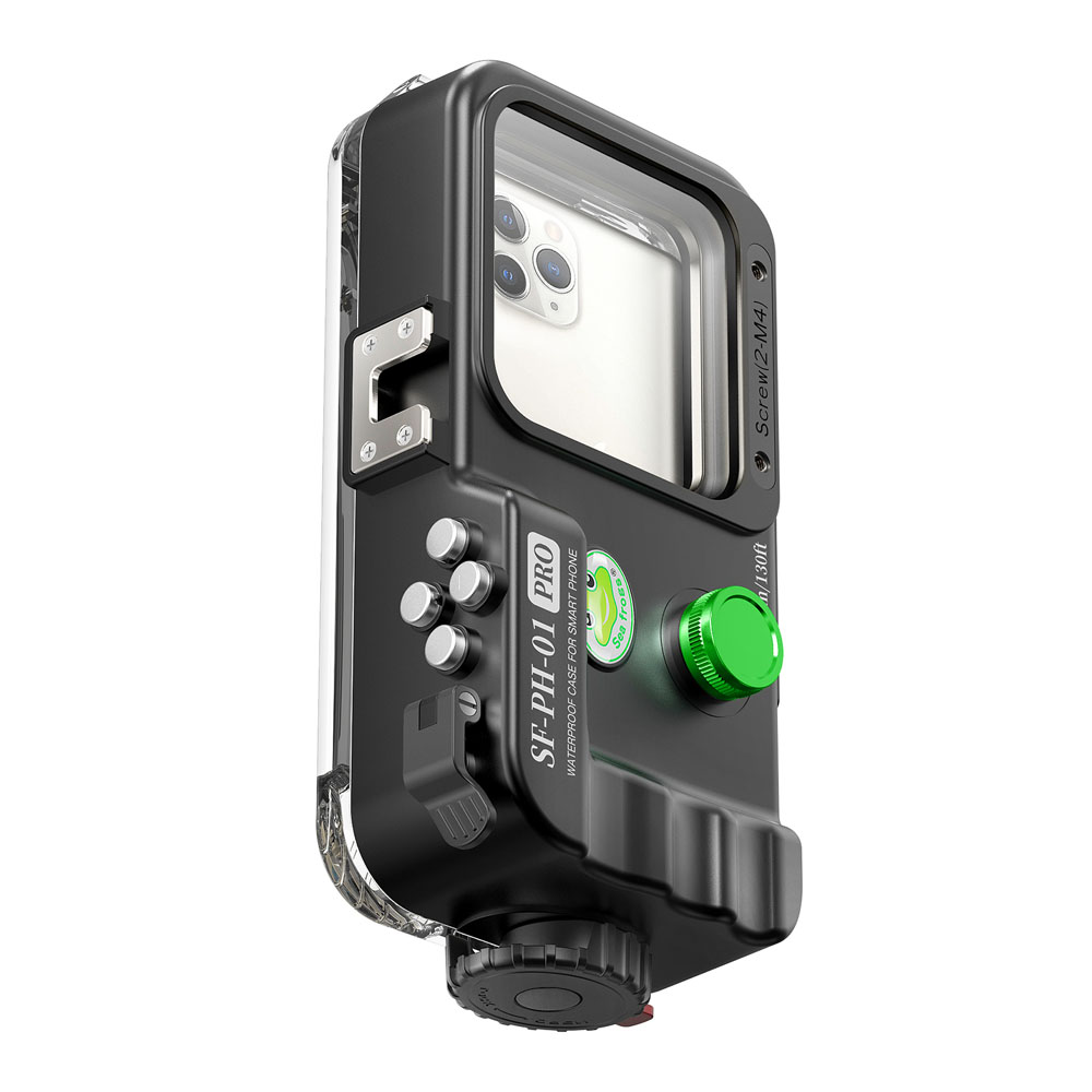Updated Seafrogs SF-PH-01 Pro 40m/130ft Waterproof General Mobile Housing for Andriod and Iphone