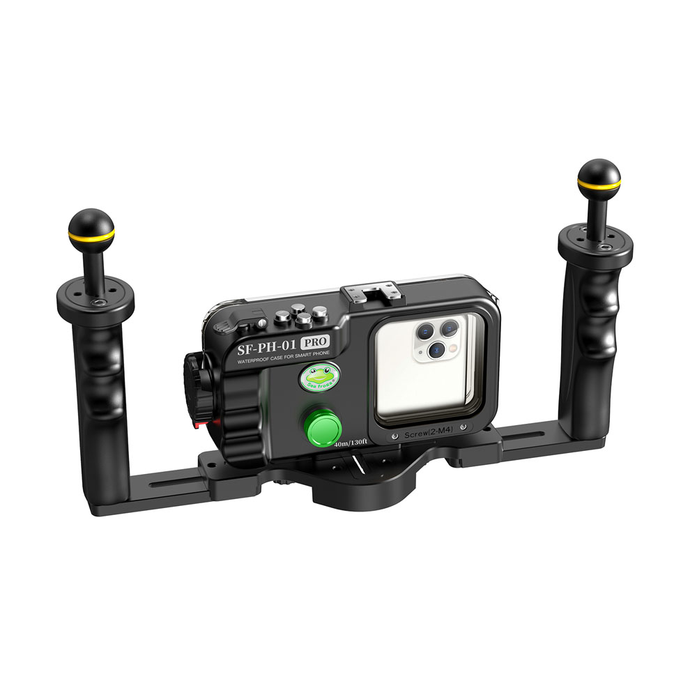 Updated Seafrogs SF-PH-01 Pro 40m/130ft Waterproof General Mobile Housing for Andriod and Iphone