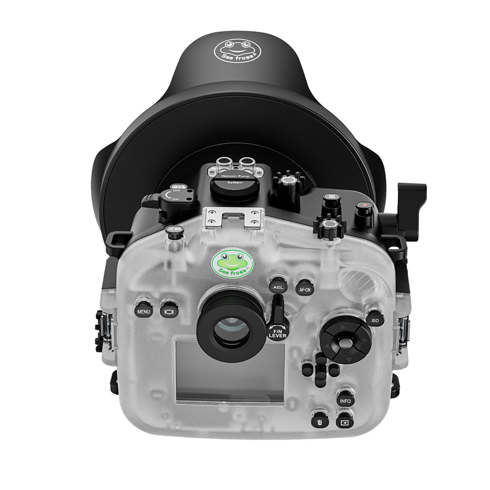 Sea Frogs 40M/130FT Underwater Camera Housing For Olympus OM-1 with WA005-F Dome Port