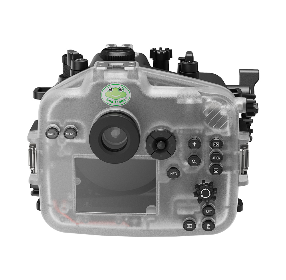 Seafrogs 40M/130FT Underwater Camera Housing For Canon EOS R6 II With Flat Port (FL60)